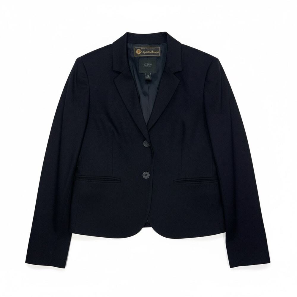 J Crew Black Blazer Loro Piana Wool